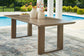 Mesa de comedor Serene Bay RECT con UMB OPT