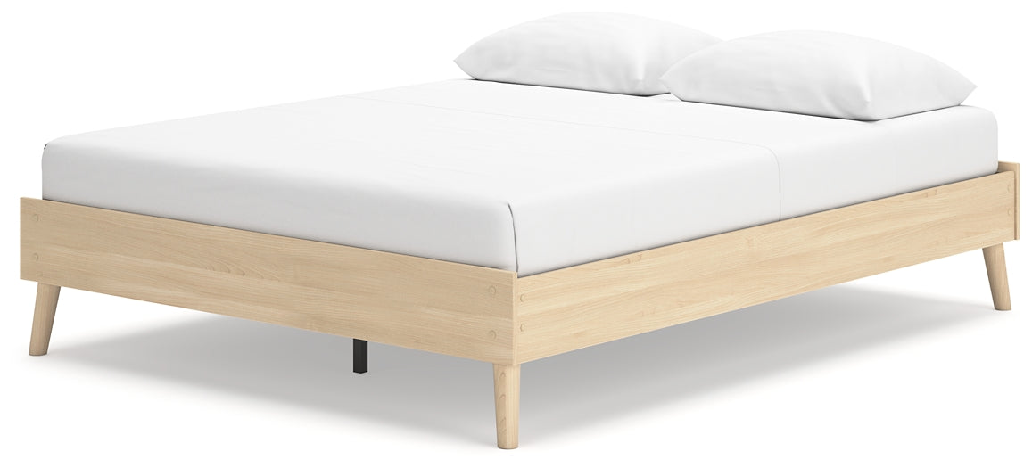 Cama Queen Cabinella con plataforma, tocador y mesita de noche