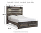 Cama con paneles Drystan con 2 cajones de almacenamiento