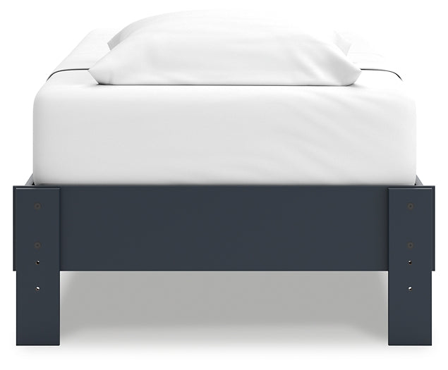 Simmenfort Twin Platform Bed with Nightstand