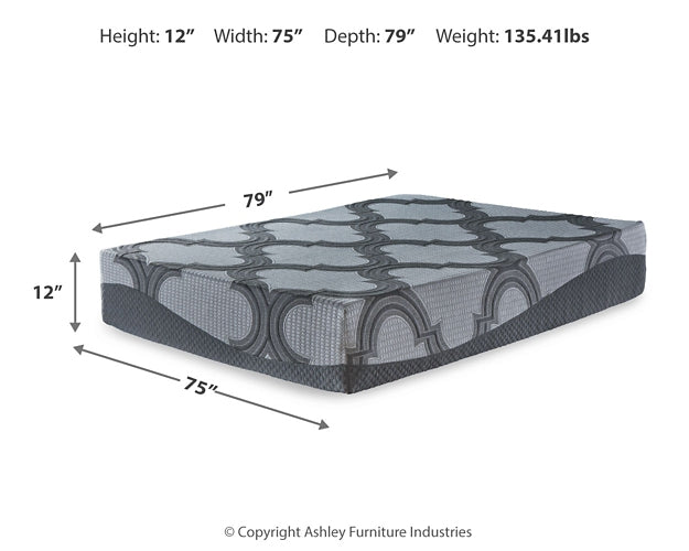 Colchón híbrido Ashley King de 12 pulgadas