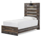 Cama doble con paneles y tocador Drystan