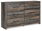 Drystan King Panel Headboard with Dresser