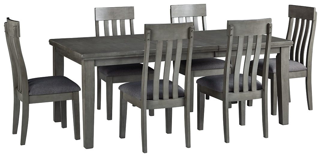 Mesa de comedor Hallanden y 6 sillas