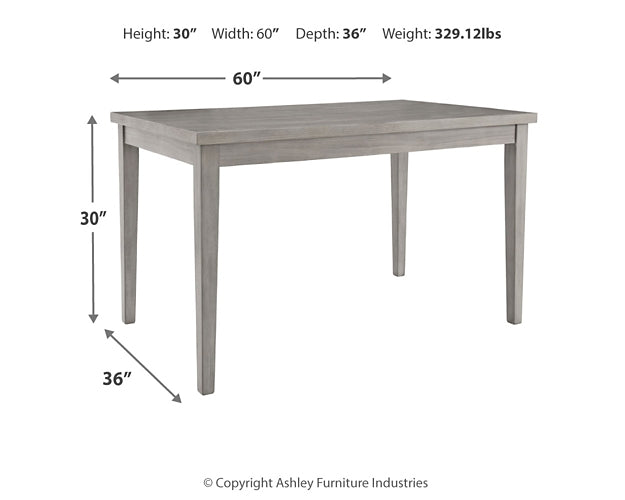 Mesa de comedor y 6 sillas Parellen