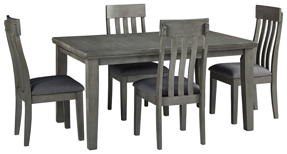 Mesa de comedor Hallanden y 4 sillas