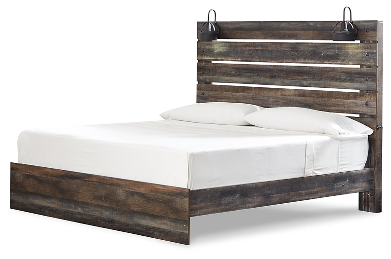 Cama con paneles Drystan y 2 mesitas de noche