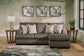 Dorsten Sofa Chaise, Chair, and Ottoman