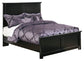 Maribel  Panel Bed With Mirrored Dresser And Chest