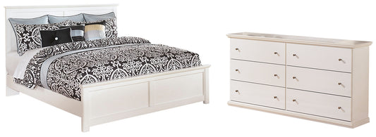 Bostwick Shoals King Panel Bed with Dresser