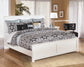 Cama King con paneles y tocador de Bostwick Shoals