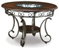 Mesa de comedor Glambrey y 4 sillas