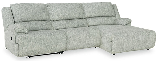 Seccional reclinable de 3 piezas con chaise longue McClelland