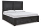 Cama King Foyland con almacenamiento y tocador