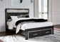 Kaydell King Upholstered Panel Storage Platform Bed with Dresser