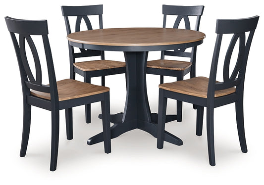 Mesa de comedor y 4 sillas Landocken