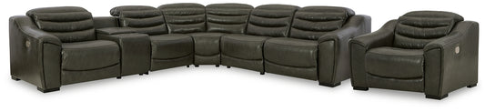 Seccional de 6 piezas con sillón reclinable Center Line