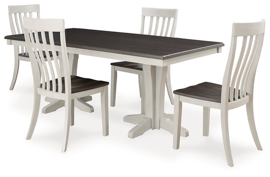 Mesa de comedor y 4 sillas Darborn