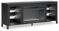 Mueble de TV con chimenea Cayberry