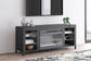 Mueble de TV con chimenea Cayberry