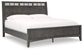 Cama California King con paneles y tocador Montillan