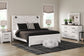 Gerridan King Panel Bed with Mirrored Dresser